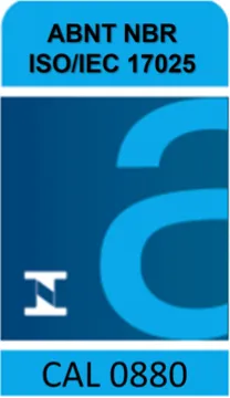 Selo RBC CAL 0880 - ABNT NBR ISO/IEC 17025